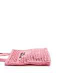 PRD Crochet Tote Bag Raffia Pink