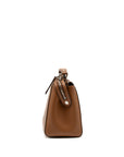 FNDI DotCom Bag Calfskin Brown SHW