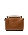 FNDI DotCom Bag Calfskin Brown SHW