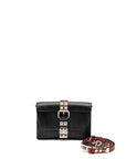 PRD Electra City Flap Bag Calfskin Black/Red SHW