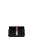 PRD Electra city flap bag calfskin black / red SHW