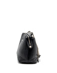 FNDI doctom chain shoulder bag leather black SHW