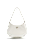 PRD Cleo Shoulder Bag Brushed Leather White SHW