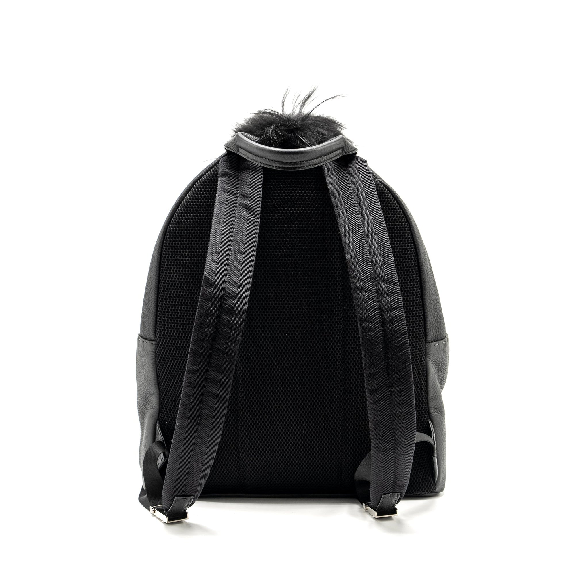 FNDI Large Backpack Calfskin/ Fur/ Crocodile Multicolor SHW