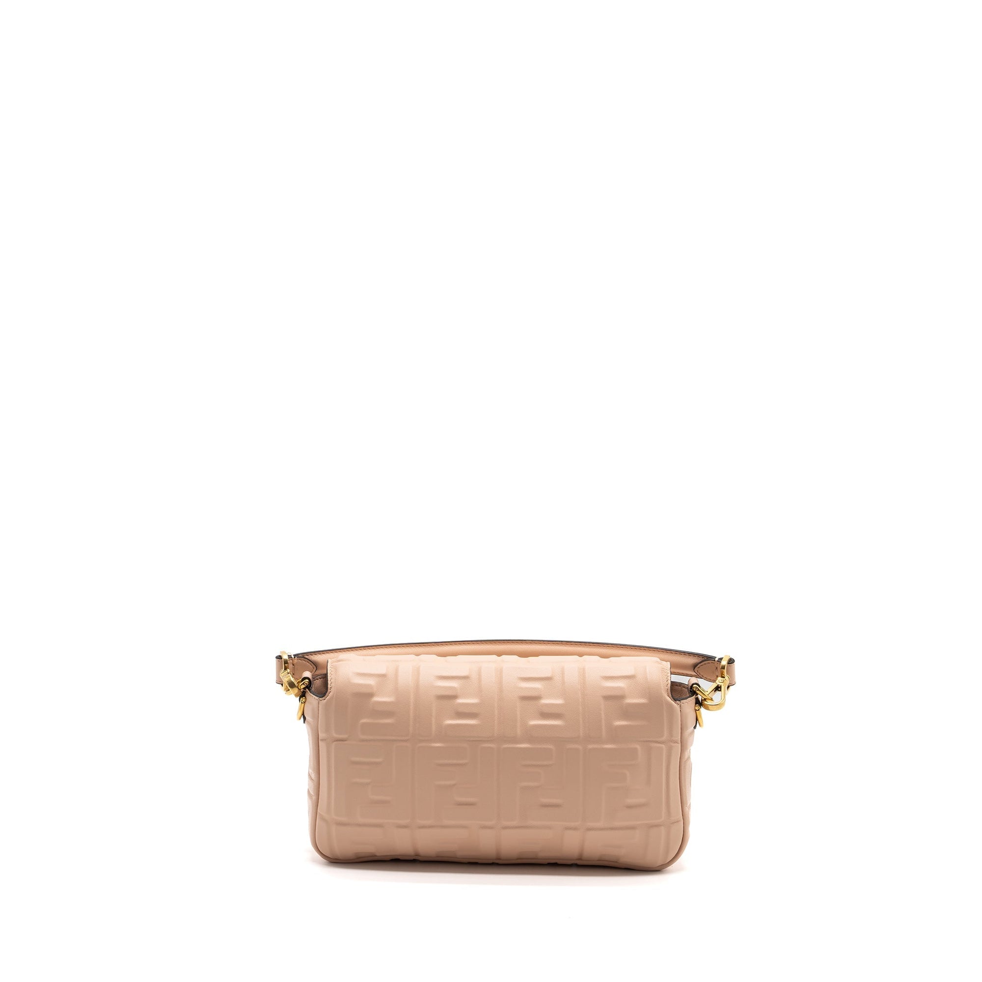 FNDI Baguette Bag Lambskin Light Pink GHW