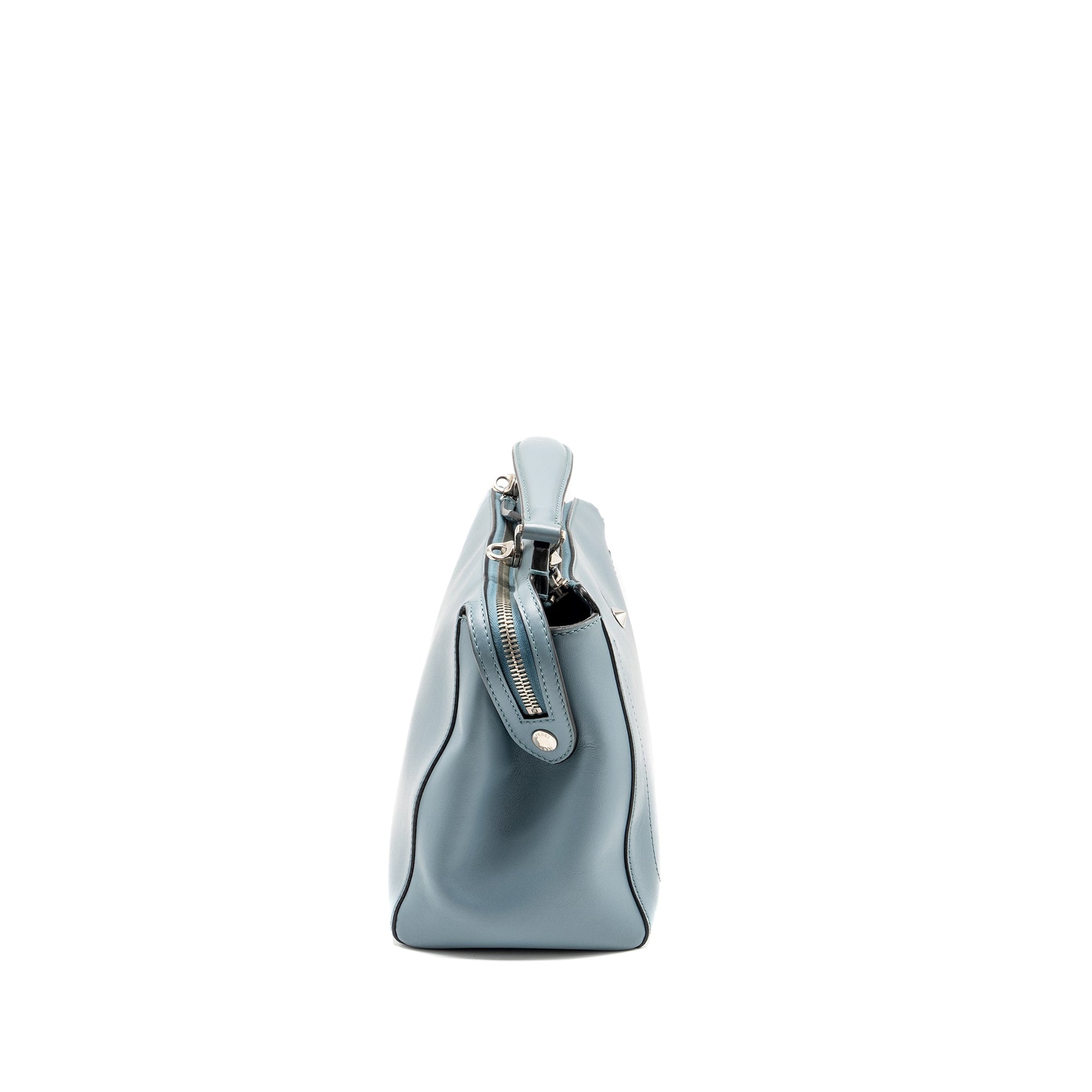 FNDI Dotcom Bag Calfskin Blue SHW
