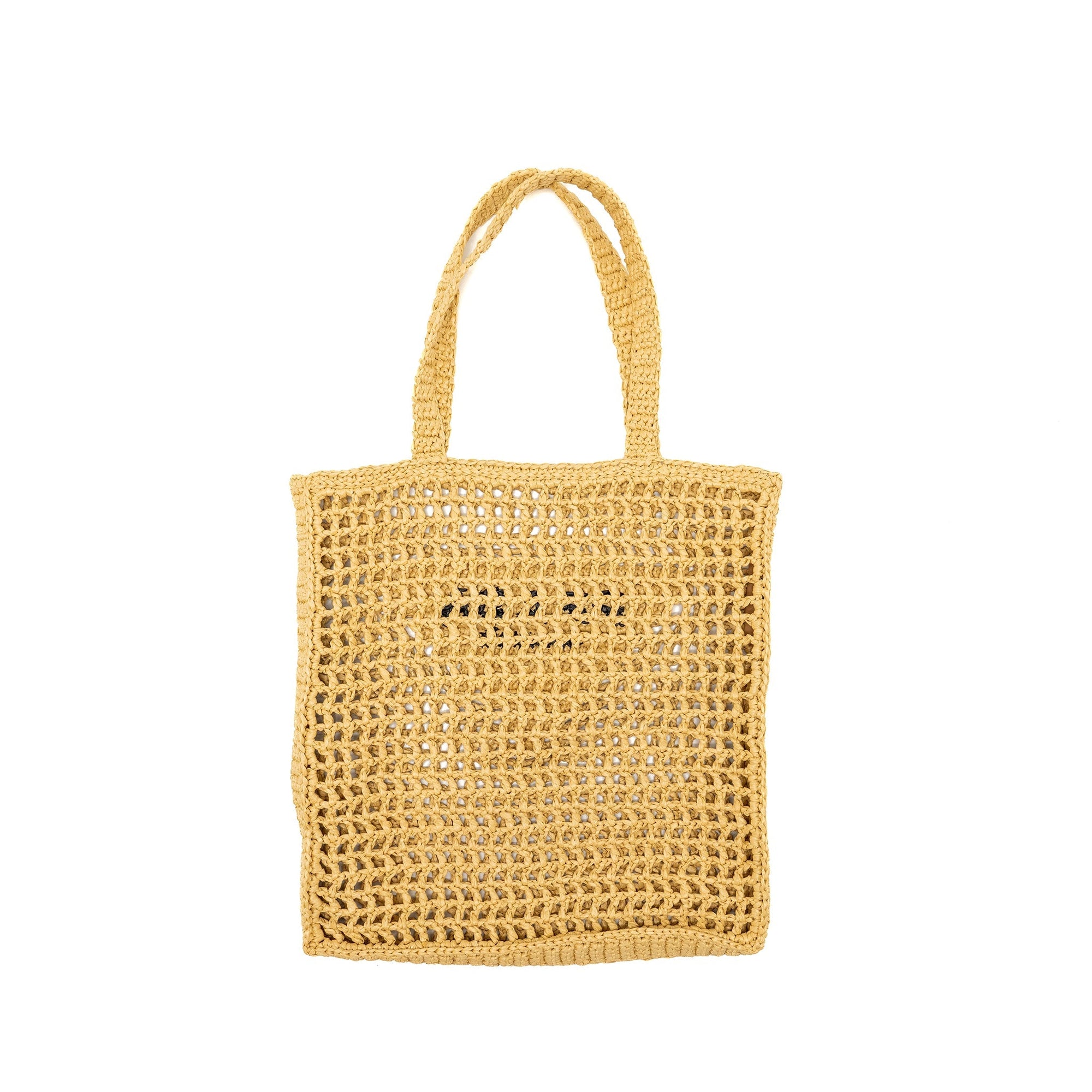 PRD Crochet Tote Bag Raffia Tan