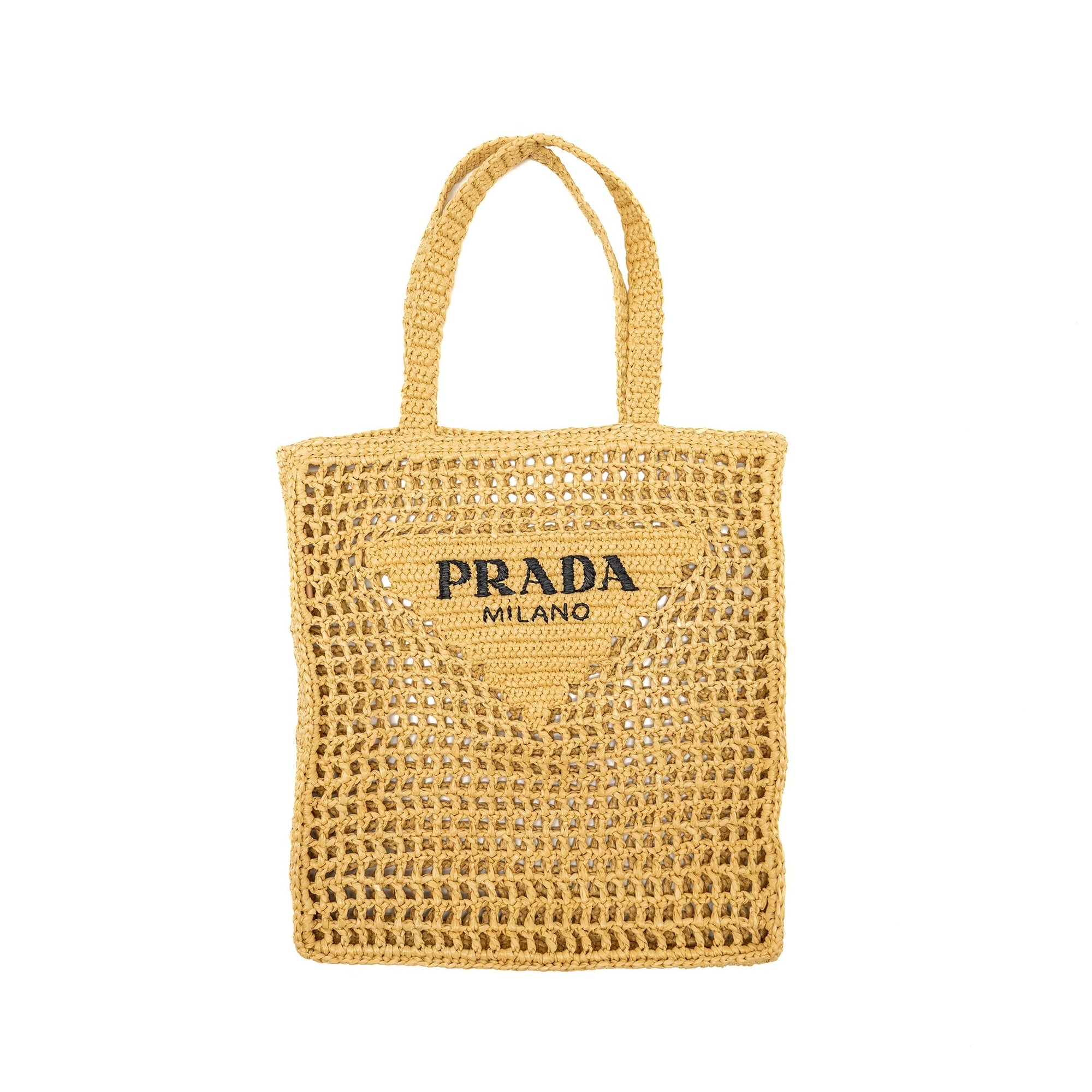 PRD Crochet Tote Bag Raffia Tan