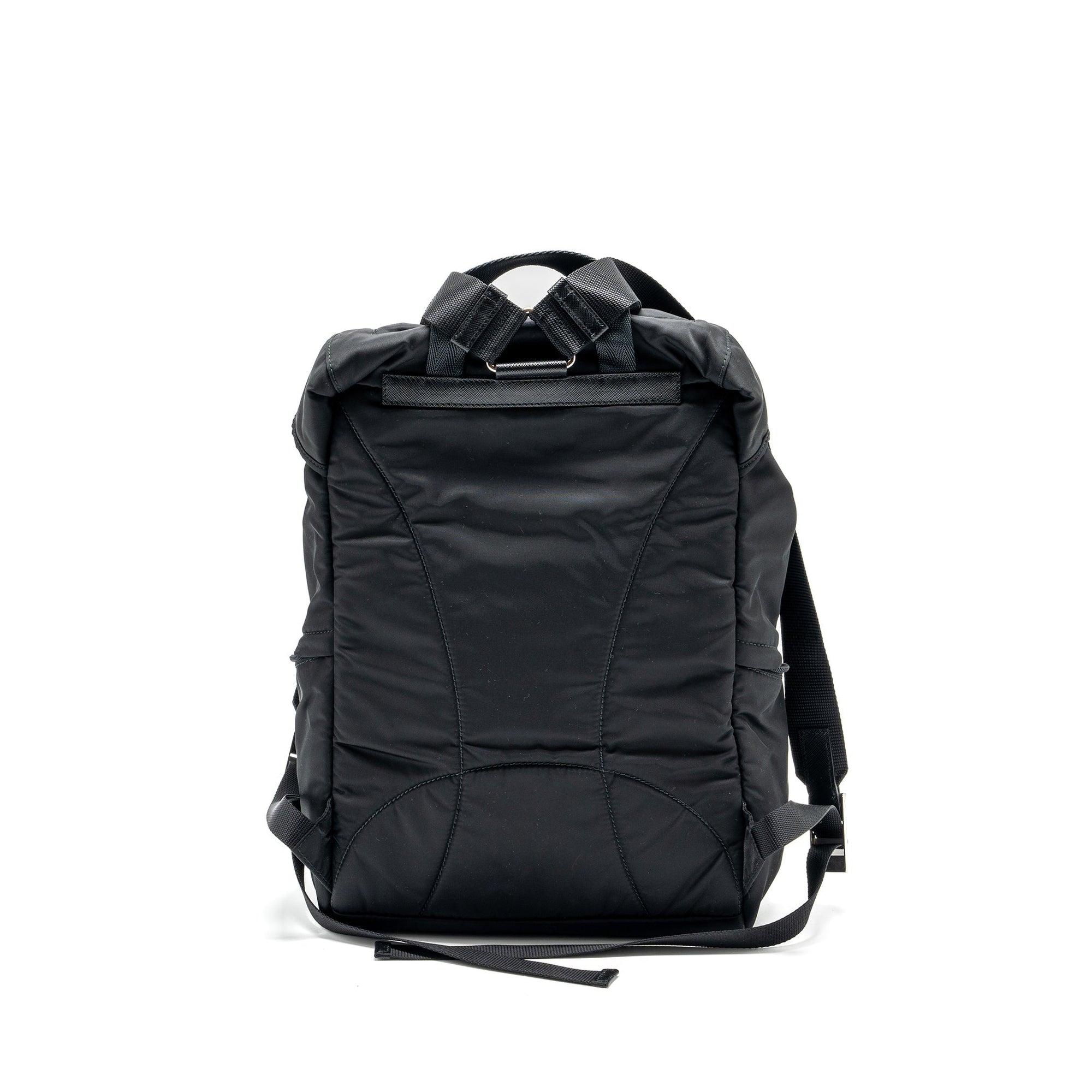 PRD Backpack Re-Nylon/Saffiano Black SHW