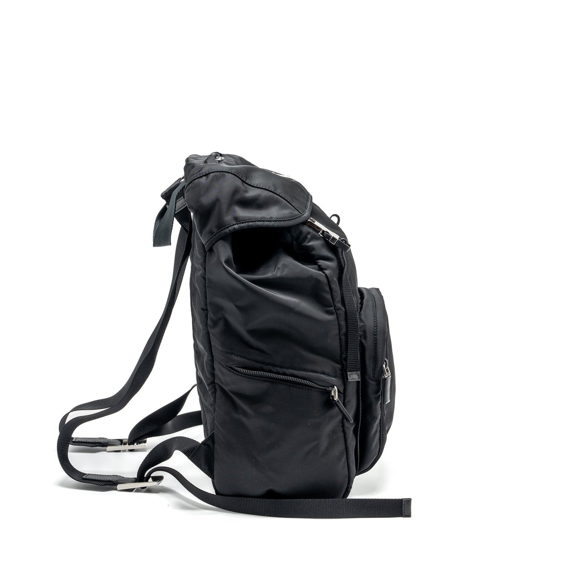 PRD Backpack Re-Nylon/Saffiano Black SHW