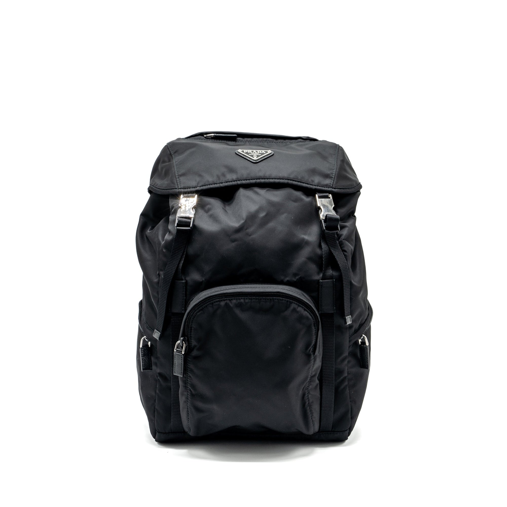 PRD Backpack Re-Nylon/Saffiano Black SHW