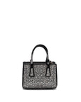 PRD Galleria Satin Mini Bag With Crystal Black SHW