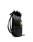 FNDI Large Backpack Calfskin/Fur/Crocodile Black/Multicolour SHW