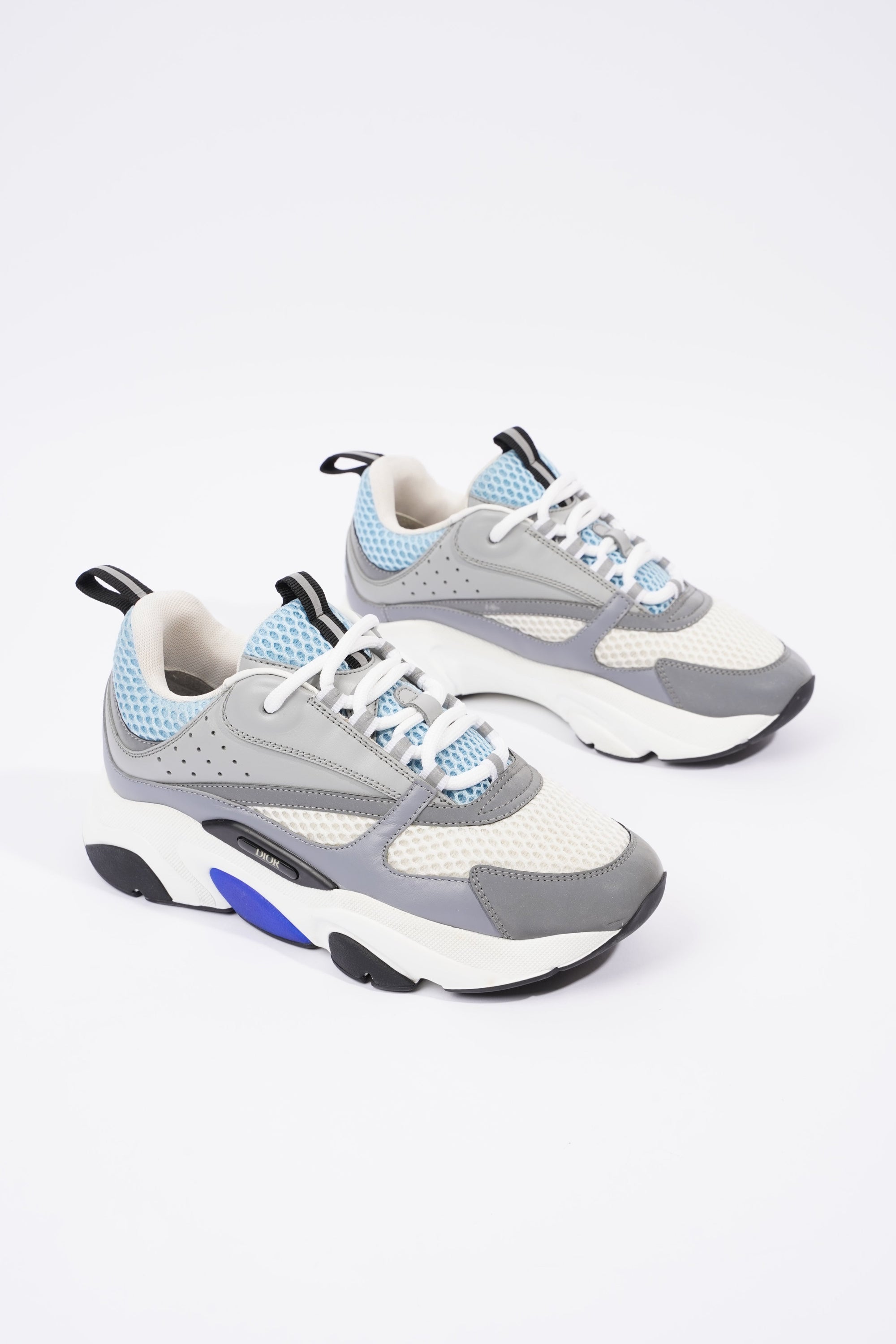 Christian D1OR B22 White / Grey / Light Blue Mesh EU 37 UK 4