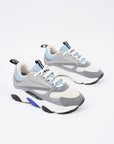 Christian D1OR B22 White / Grey / Light Blue Mesh EU 37 UK 4