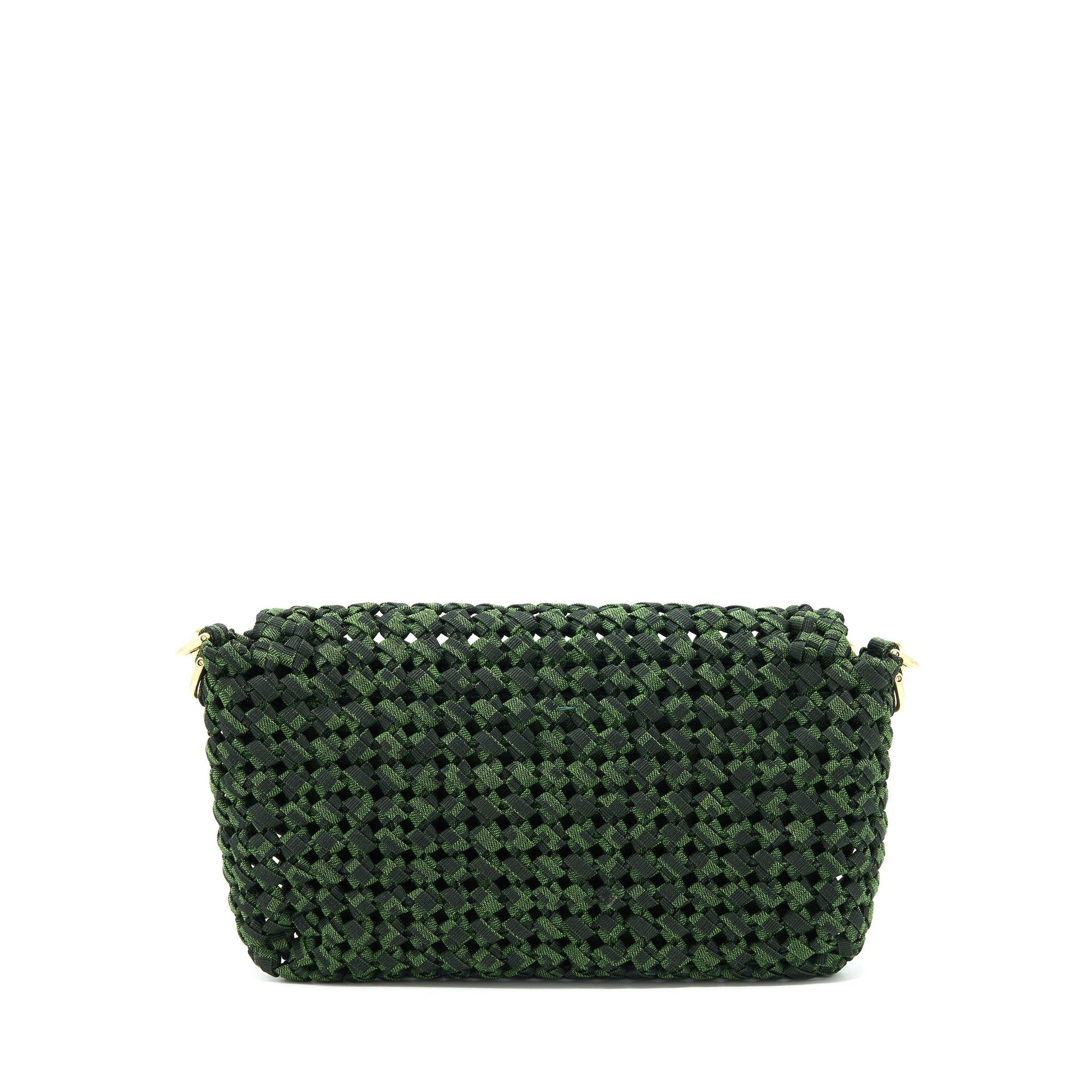 FNDI Baguette Limited edition Tweed Green GHW