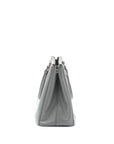 PRD Double Zip Tote Bag Saffiano Calfskin Multicolour Grey SHW