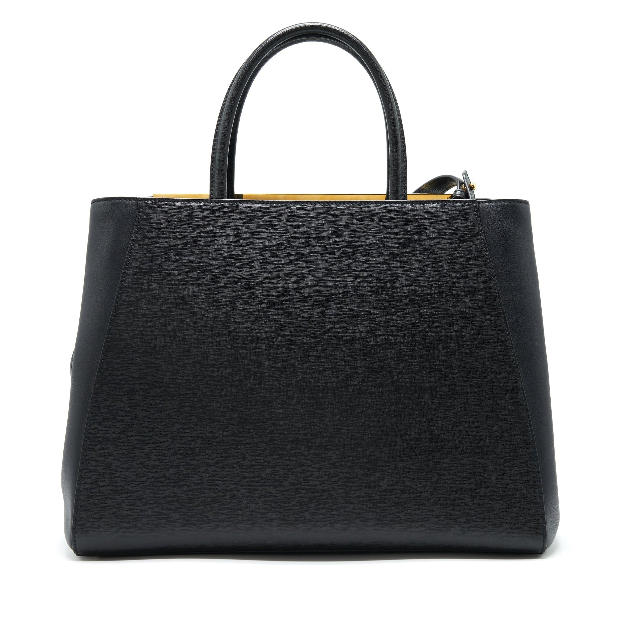 FNDI 2Jours Tote Bag Black GHW