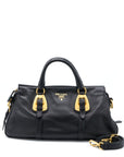 PRD Bauletto Tote Bag Soft Calfskin Black GHW