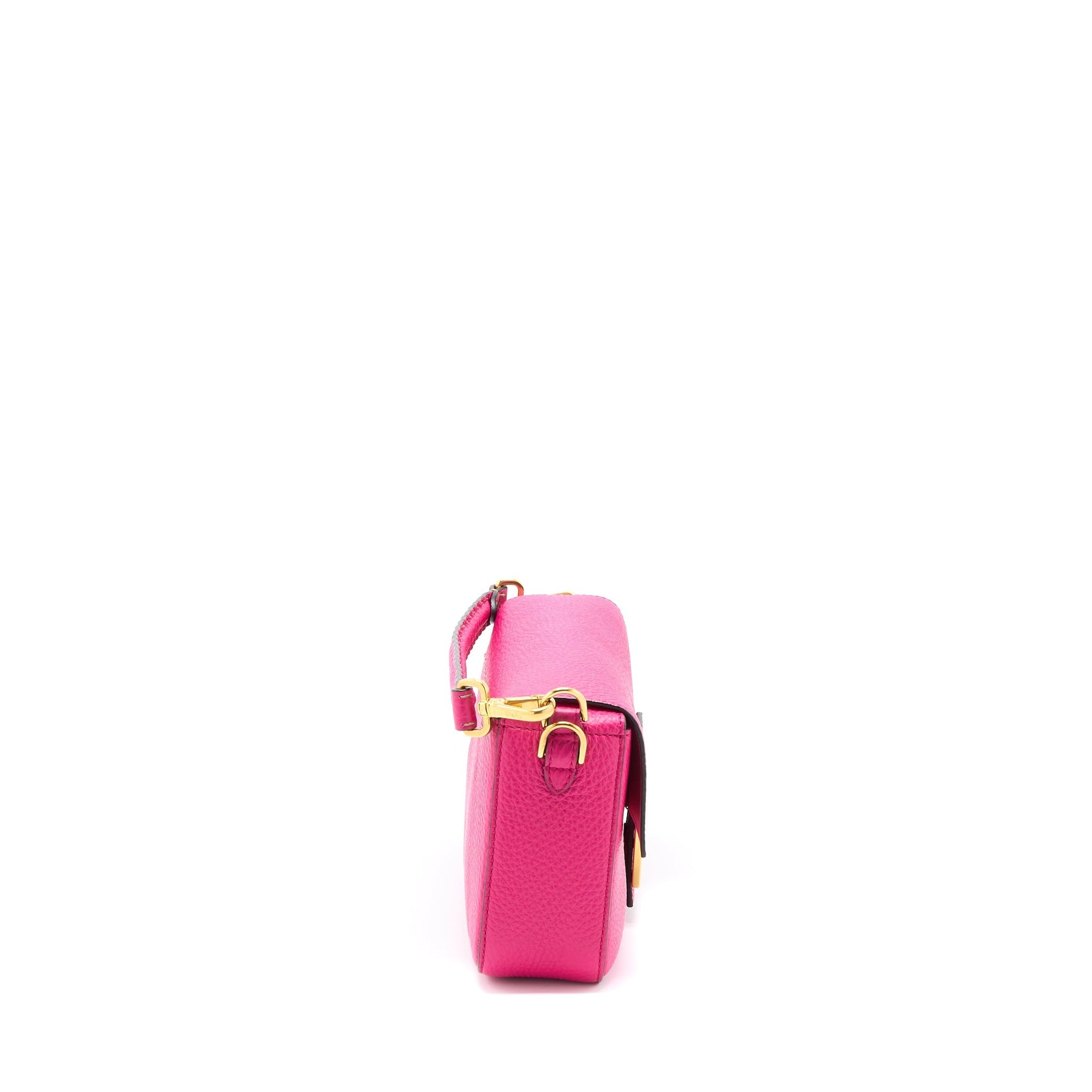 FNDI Baguette Bag Calfskin Pink GHW