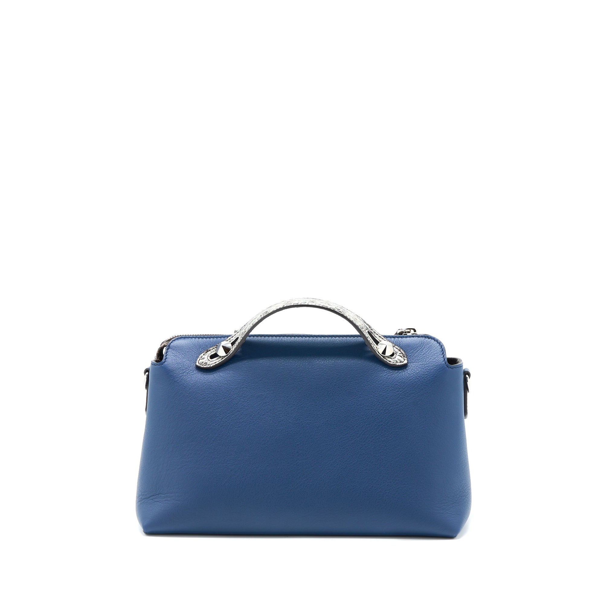 FNDI By The Way Calfskin/ Python Dark Blue SHW