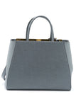 FNDI 2 Jours Large Bag Leather Grey GHW