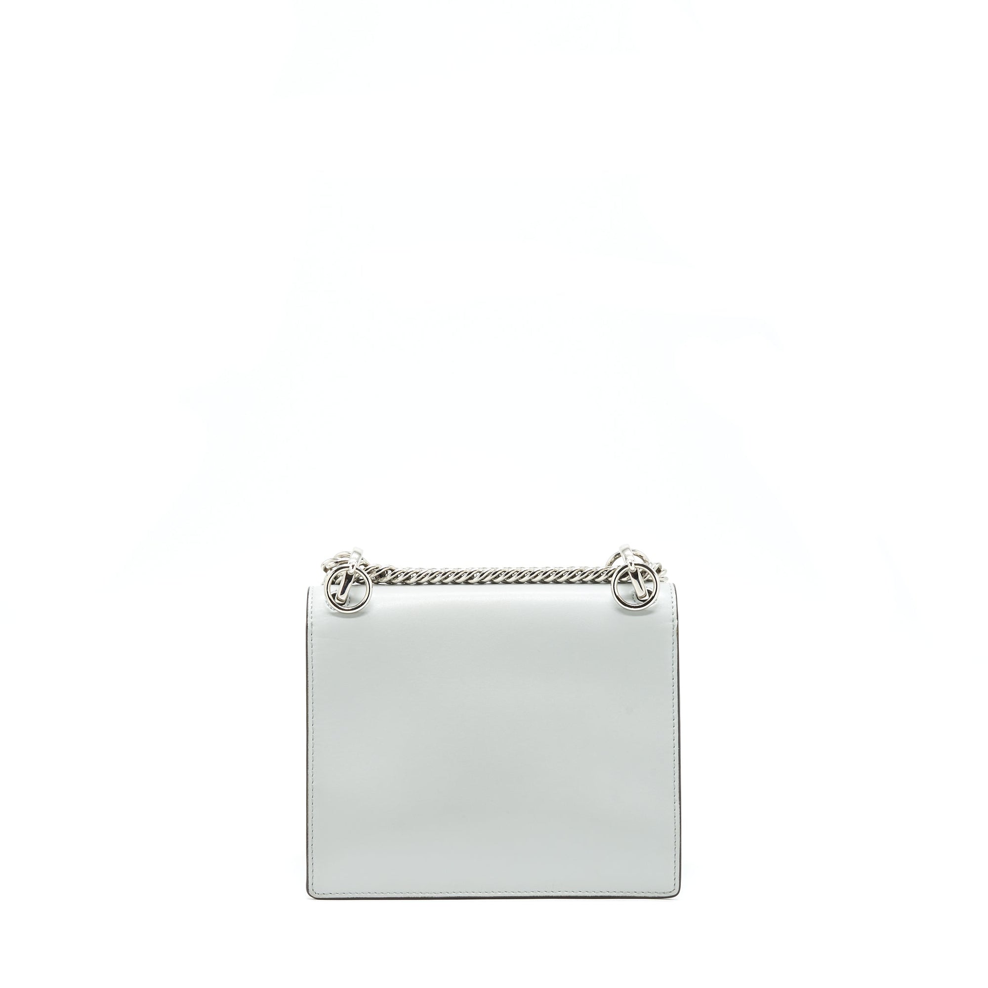 FNDI Kan I Studded Shoulder Bag Light Blue/Multicolour SHW