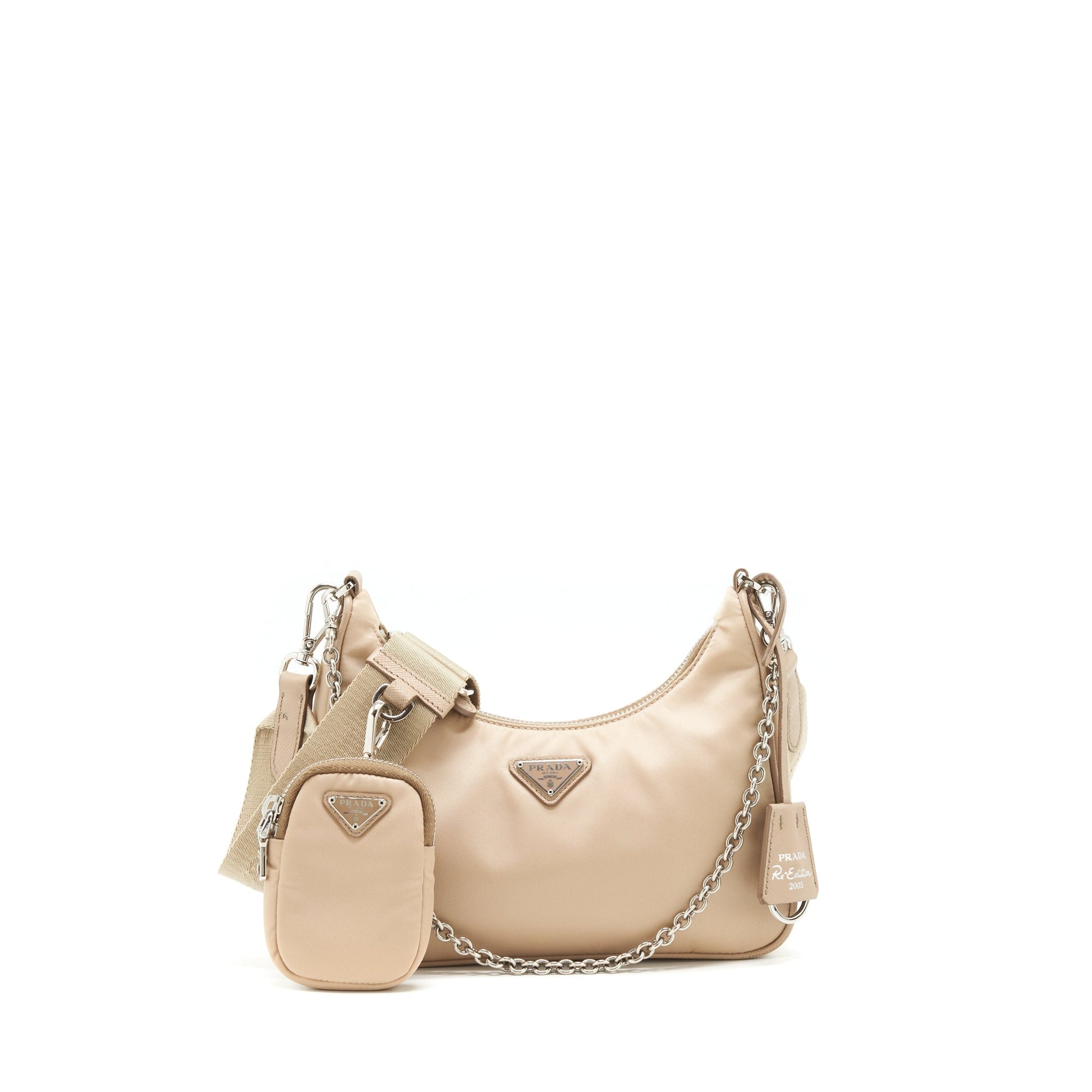 PRD 2005 Re-edition Nylon Bag Light Beige
