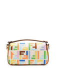 FNDI Baguette Bag in FF Motif Canvas Multicolour