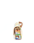 FNDI Baguette Bag in FF Motif Canvas Multicolour