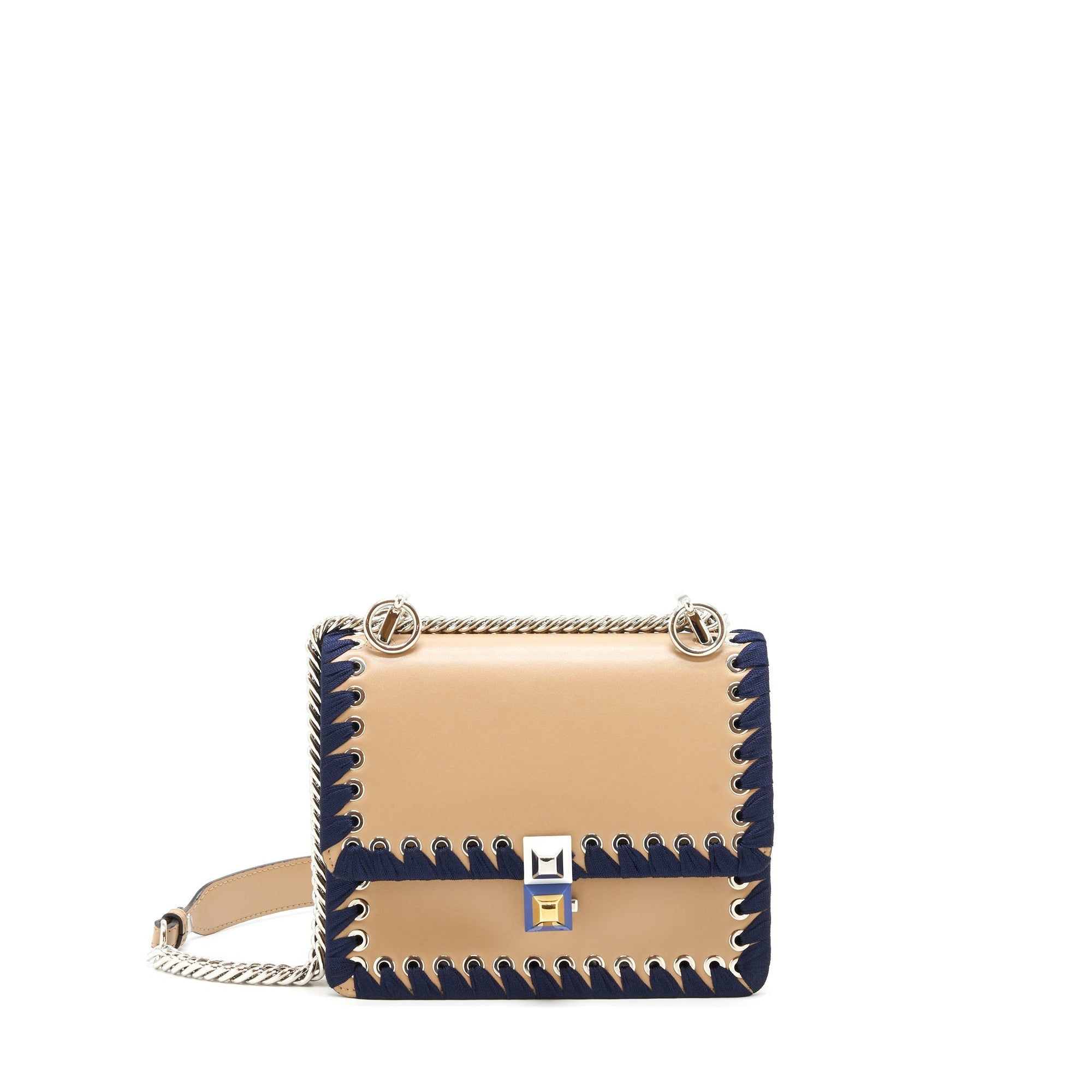 FNDI Kan i Dark beige / Navy with SHW