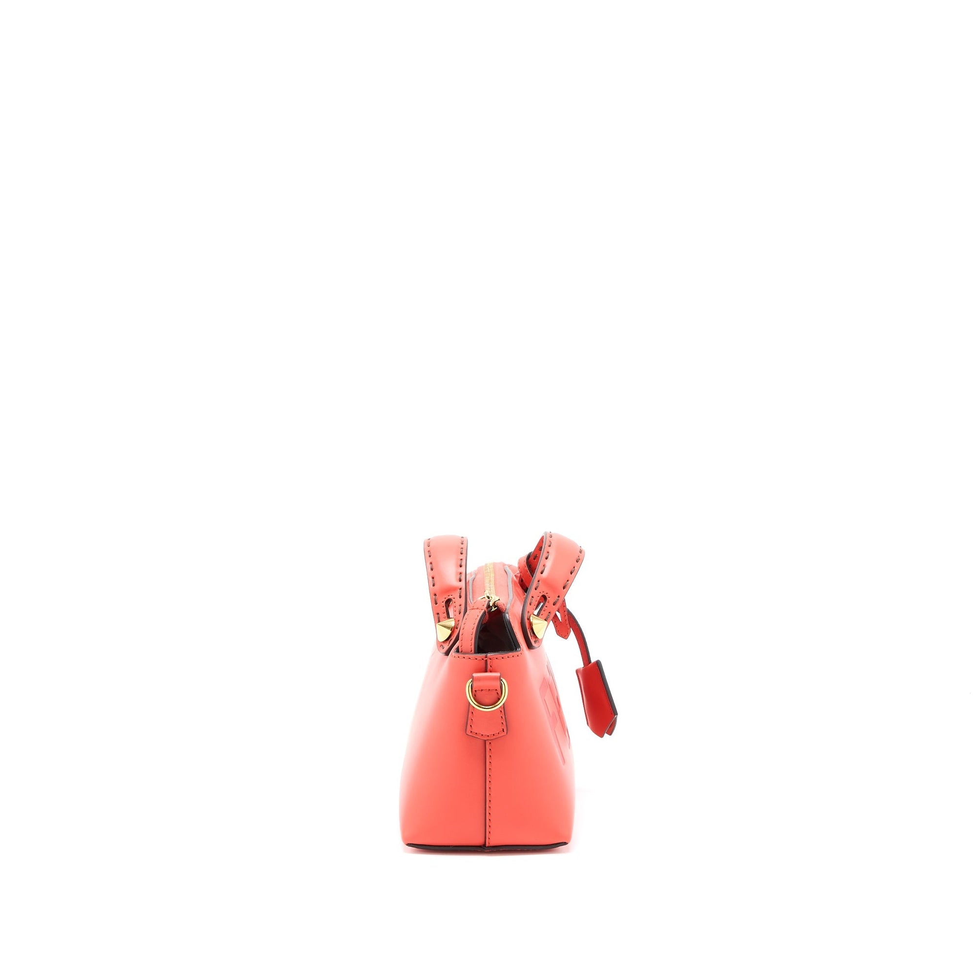FNDI By The Way Mini Calfskin Red/Orange GHW