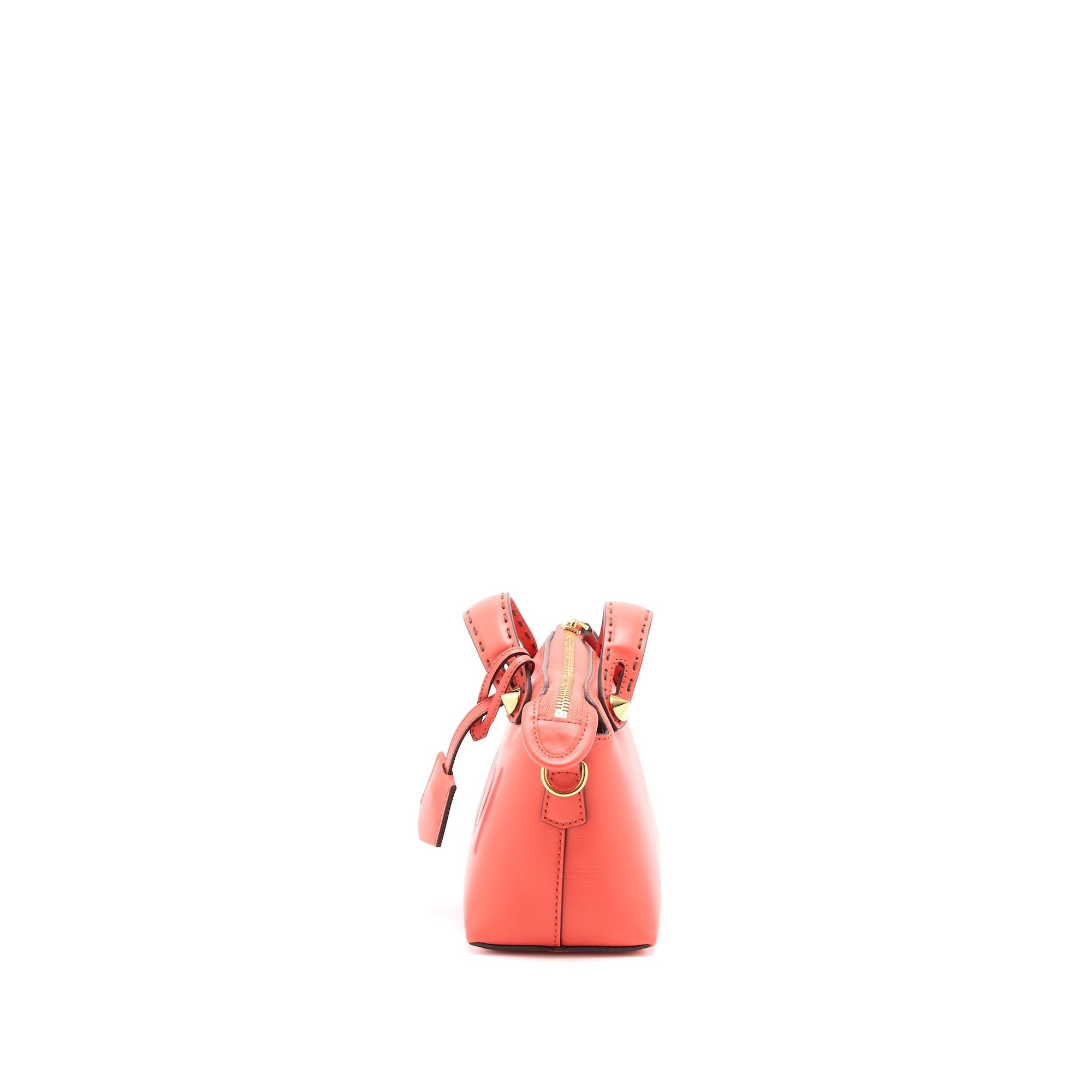 FNDI By The Way Mini Calfskin Red/Orange GHW