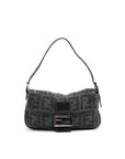 FNDI BAGUETTE IN SOFT TWEED GREY