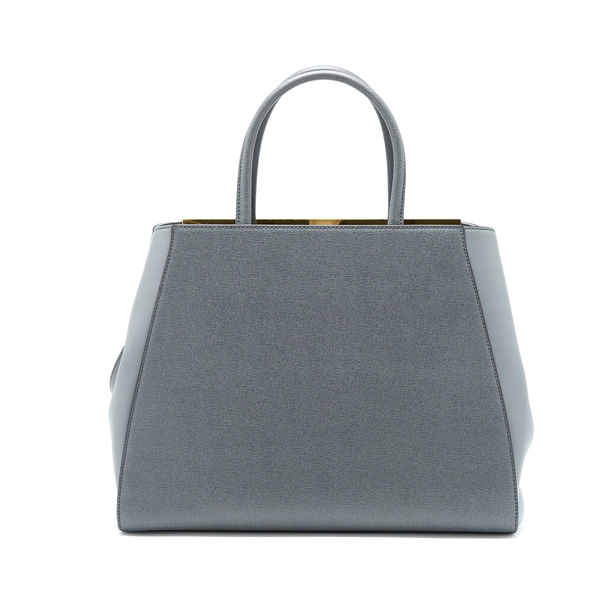 FNDI 2 Jours Large Bag Grey GHW