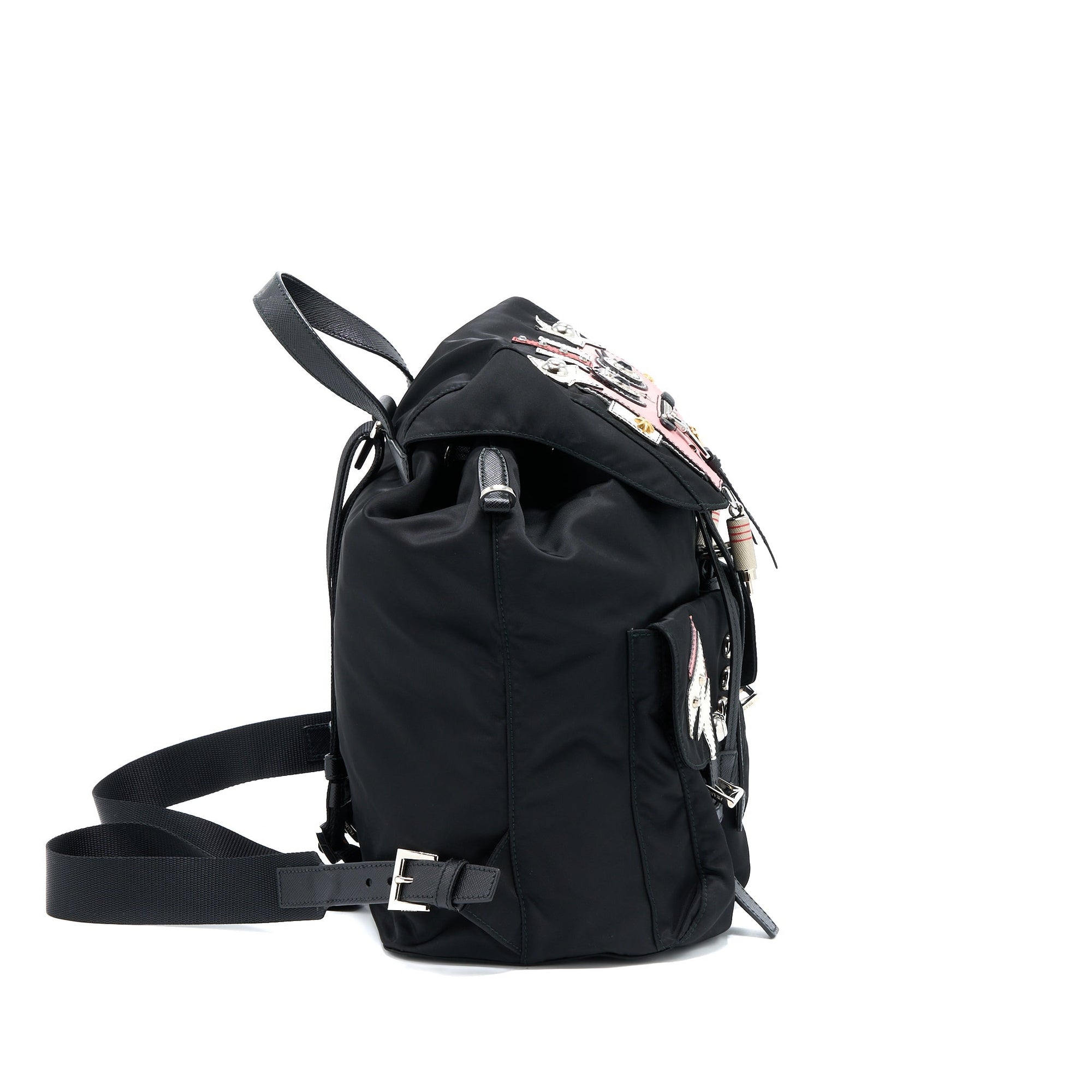 PRD Backpack Nylon Black/ Multicoloured SHW