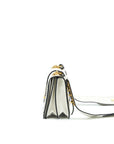 PRD City Calf Raffia Saffiano Cahier Bag White