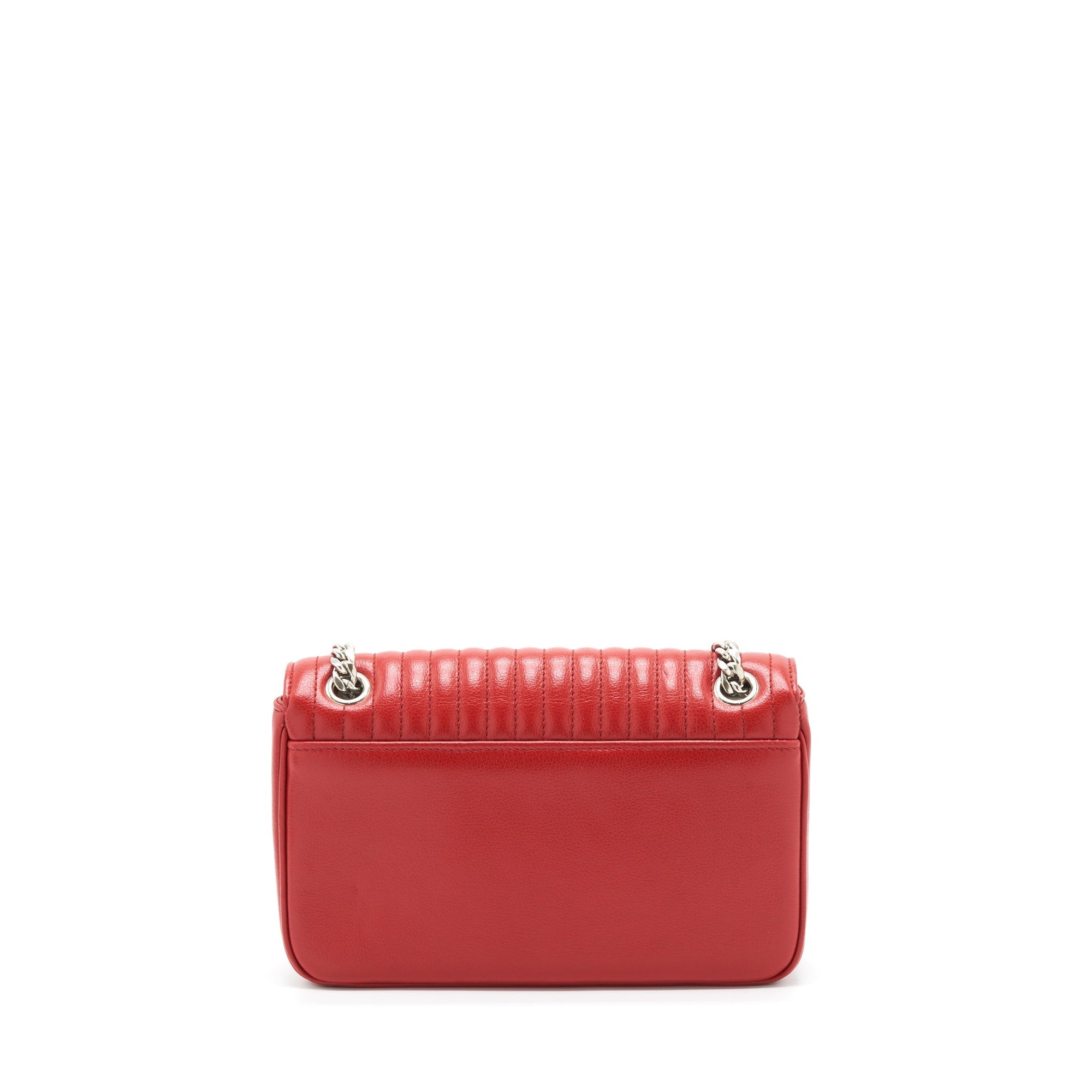 PRD Glacé Crossbody Bag Calfskin Red SHW