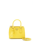 PRD Galleria Mini Tote Saffiano Lux Yellow SHW