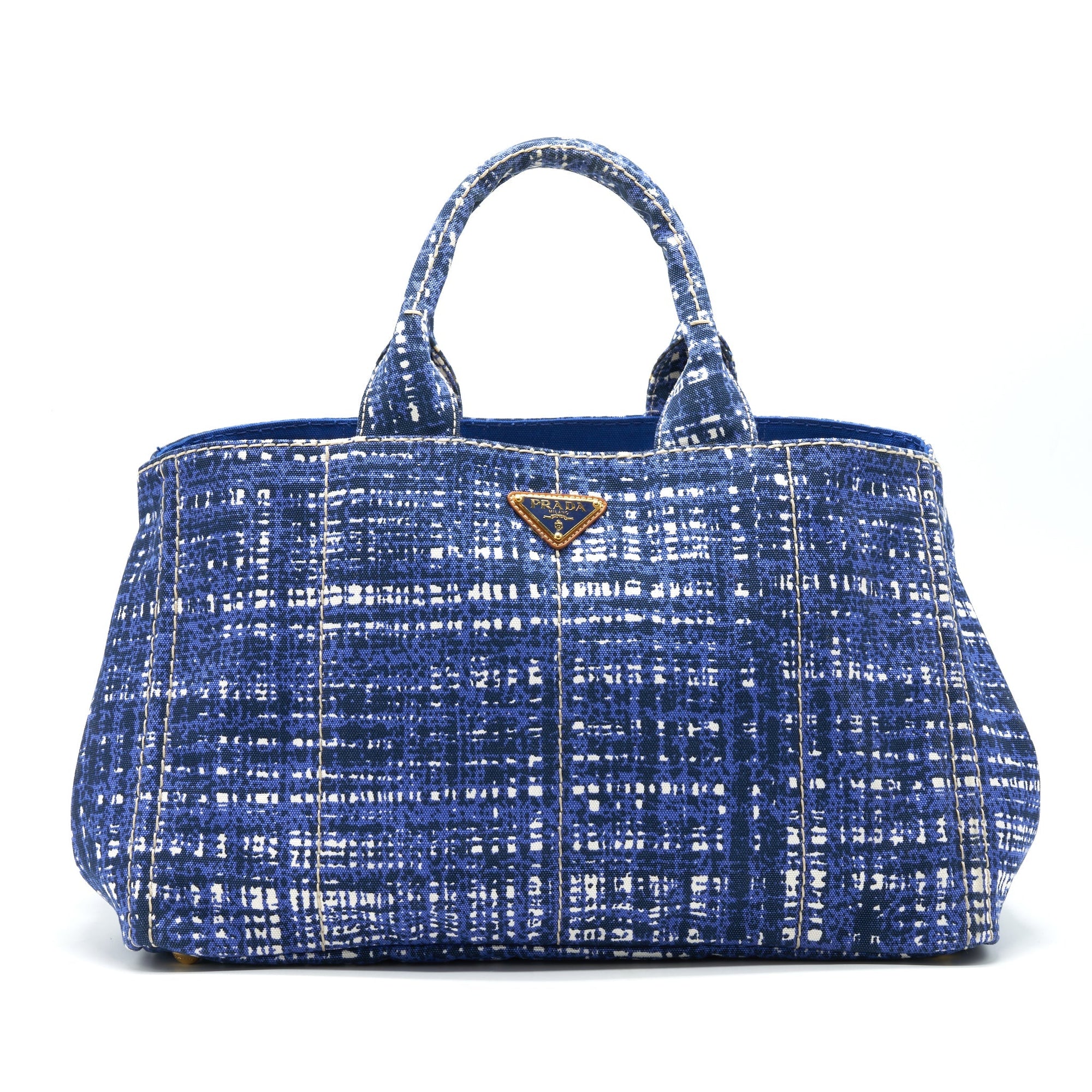 PRD Canvas Shopping Tote Bag Blue