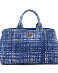 PRD Canvas Shopping Tote Bag Blue