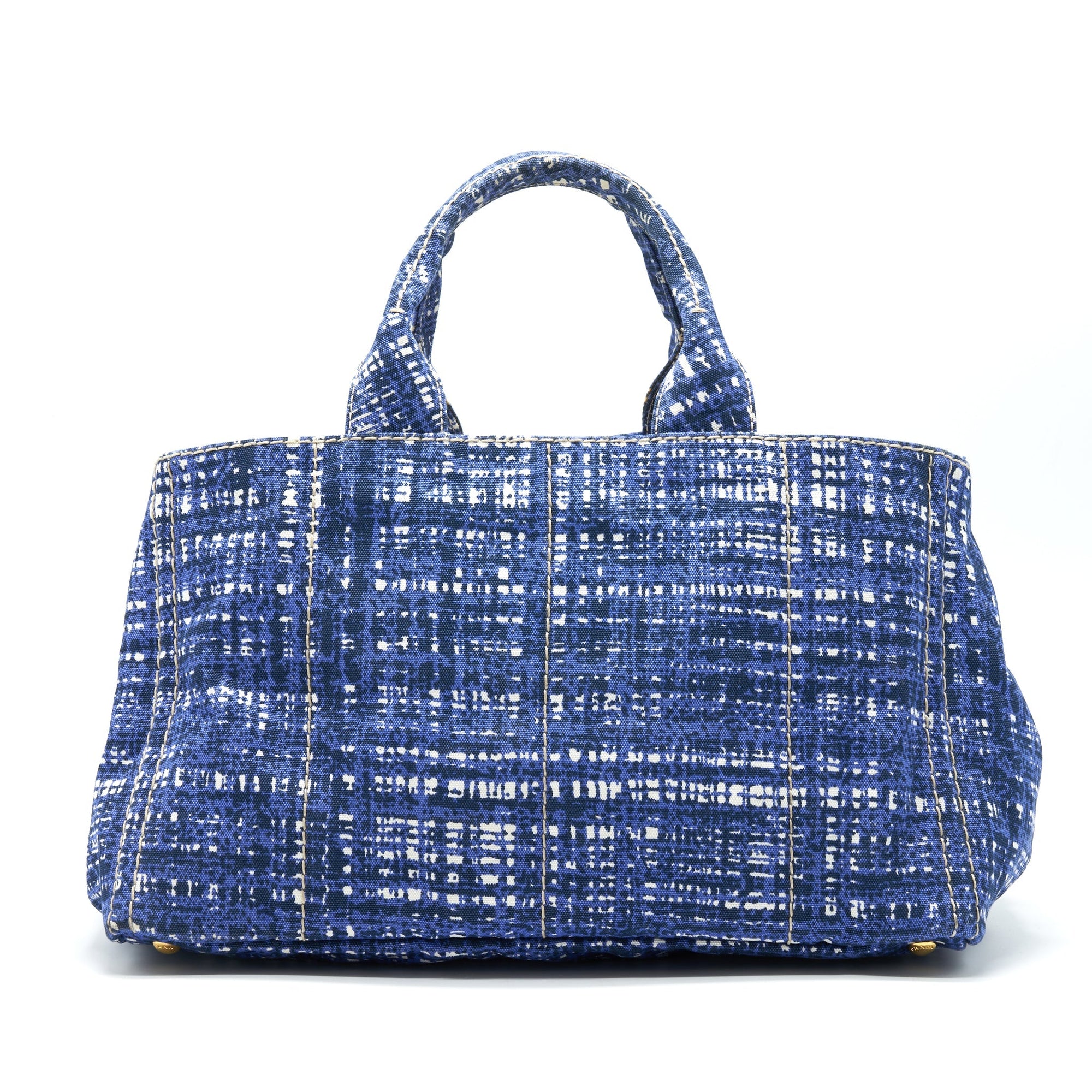 PRD Canvas Shopping Tote Bag Blue