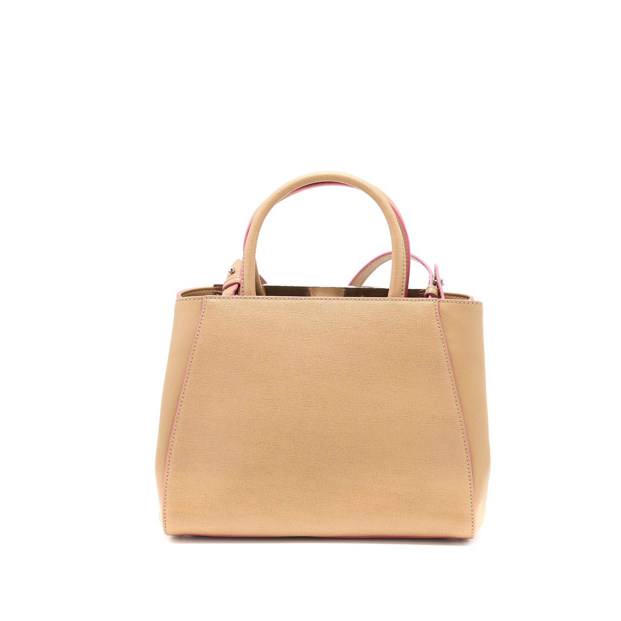 FNDI 2Jours Tote Bag Beige SHW