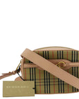 BBERRY 1983 Knight Check Link Leather Crossbody Belt Bag Pink
