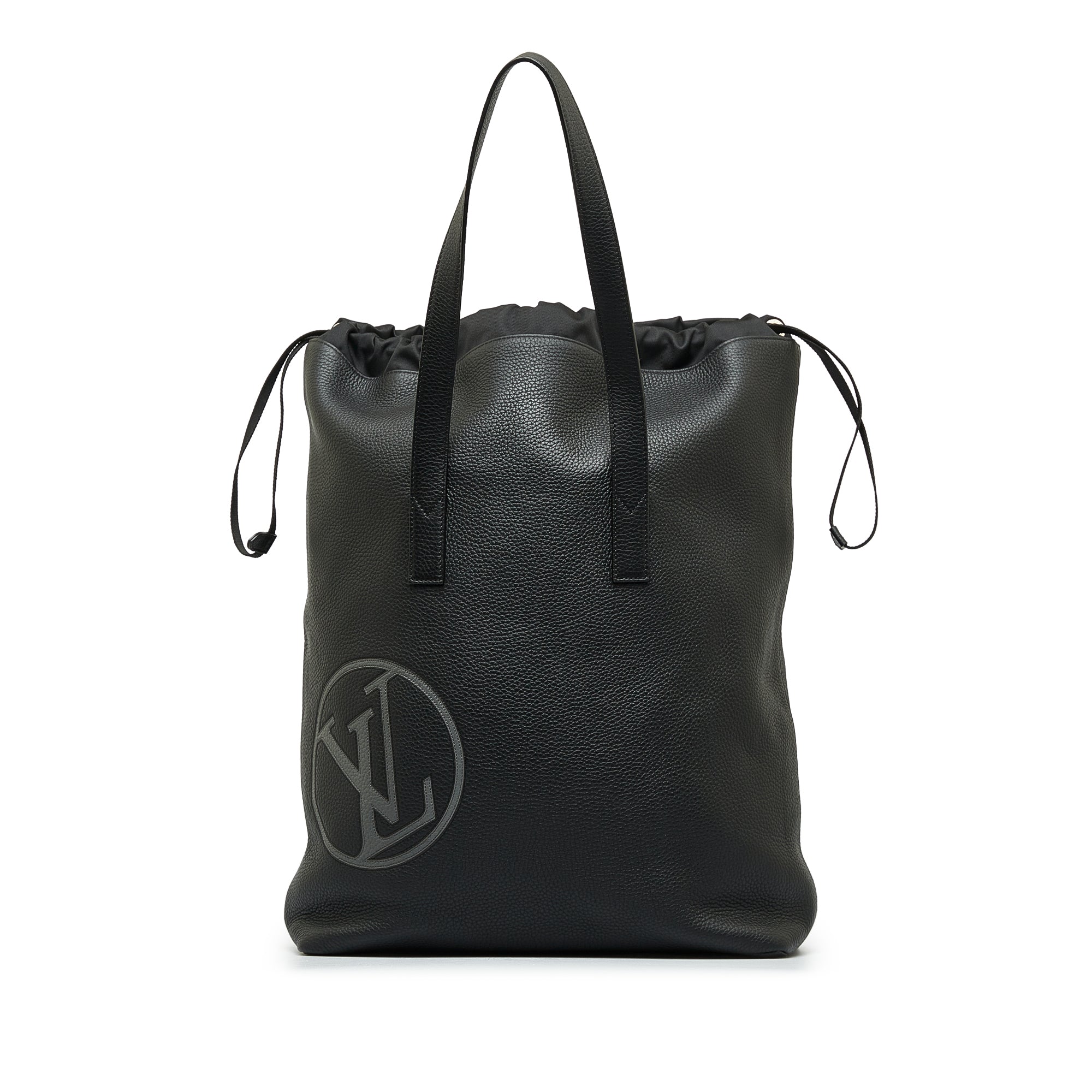 Black LV Taurillon Light Cabas Tote Bag