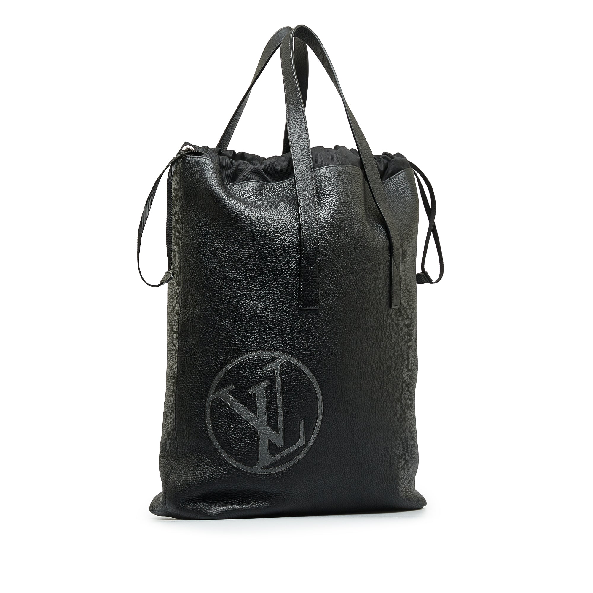 Black LV Taurillon Light Cabas Tote Bag