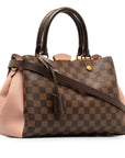 Brown LV Damier Ebene Brittany Satchel