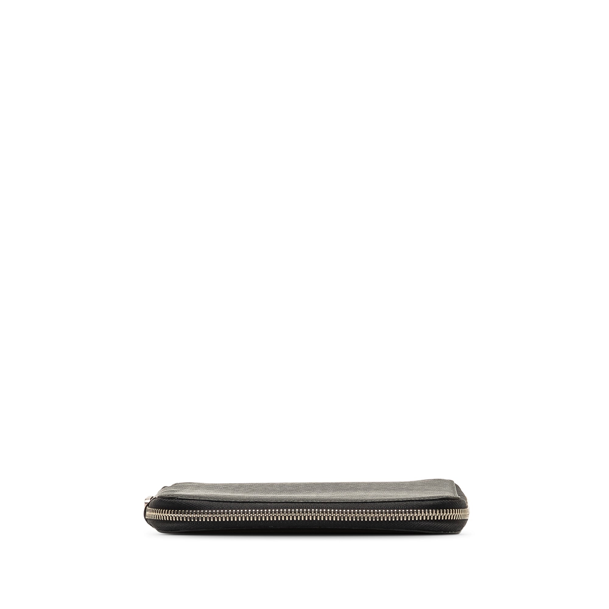 Black LV Taiga Document Case Clutch Bag