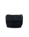 Christian D1OR CD Logo Embossed Small Shoulder bag Black Vintage ee2nsk