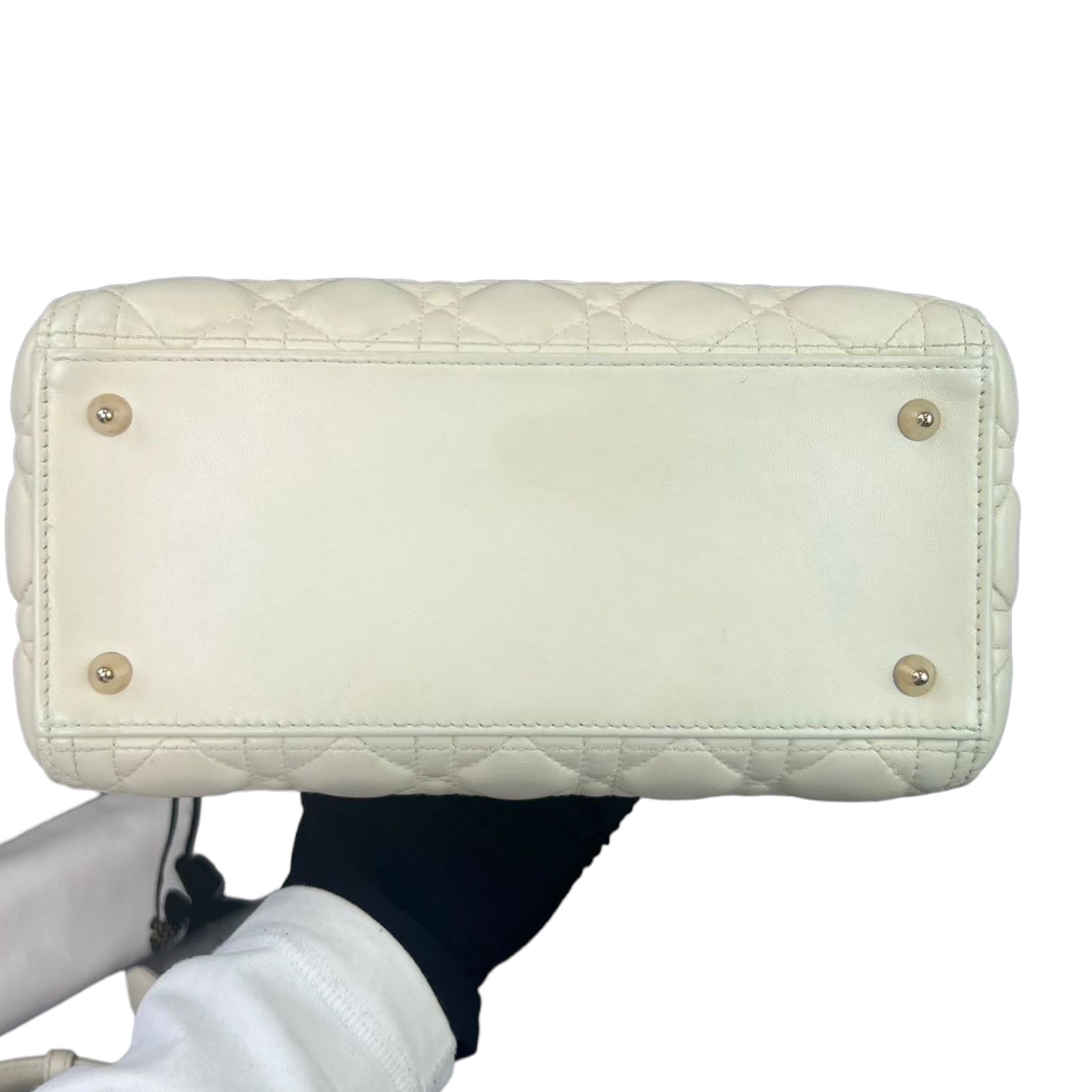 Cannage Lady D1OR Medium White GHW